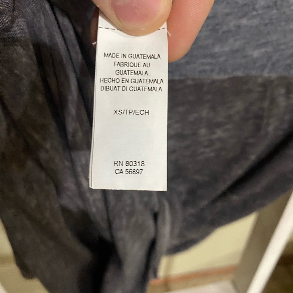 Lucky Brand Charcoal Tee- Womens XS - Picture 6 of 7